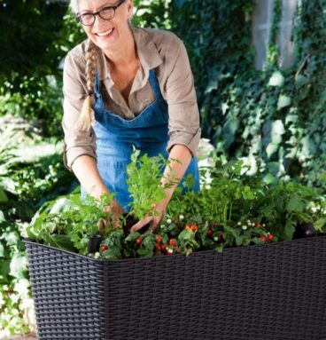 Květináč EASY GROW, antracit