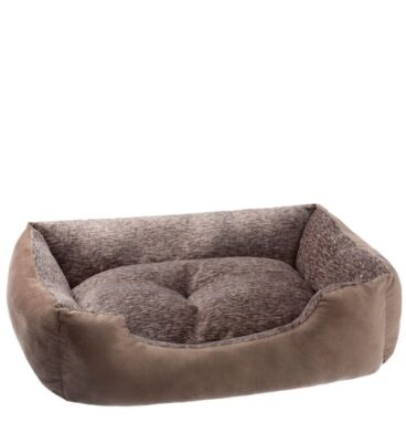 Petstuff Pelíšek pro psa, velikost L, 80 x 70 x 20 cm, hnědý