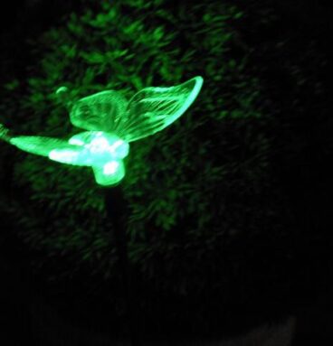 Zahradní solární LED osvětlení Motýl