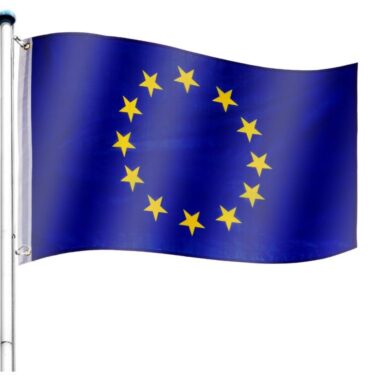 FLAGMASTER® Vlajkový stožár vč. vlajky Evropská unie, 650 cm
