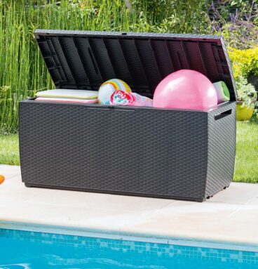 Zahradní úložný box CAPRI, 57 x 123 x 54 cm