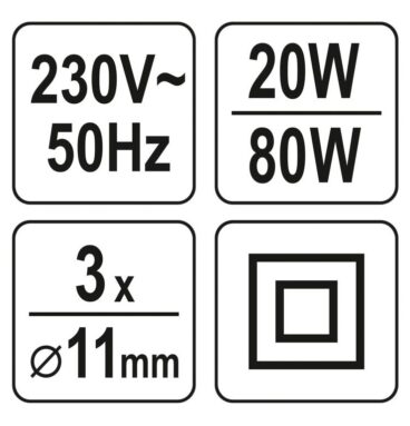 Pistole tavná Yato 20/80W