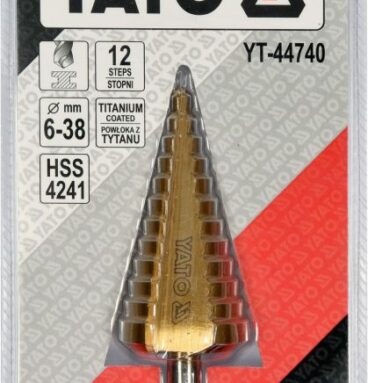 Stupňovitý kuželový vrták - 6 - 38 mm