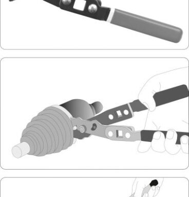 Kleště na spony manžet kloubu