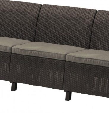 Zahradní pohovka CORFU LOVE SEAT MAX, hnědá
