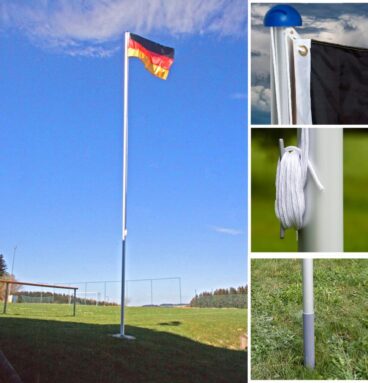 FLAGMASTER® Vlajkový stožár vč. vlajky Nizozemí, 650 cm