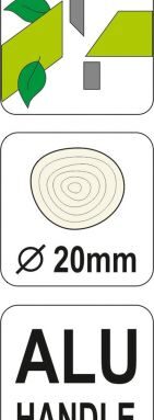 Nůžky zahradnické - 200 mm, šikmý střih