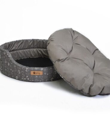 Pelíšek ovál, 91 cm, hnědý