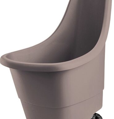 Plastový zahradní vozík EASY GO BREEZE 50L - hnědý