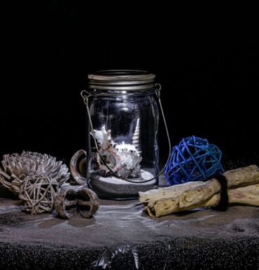 VOLTRONIC Sada solárních sklenic 1 LED, 4 ks