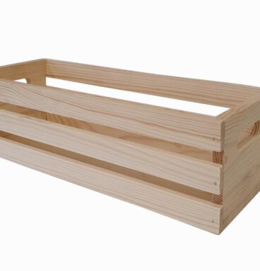 Dřevěný obal na truhlíky, borovice, 40 x 16 x 12,5 cm