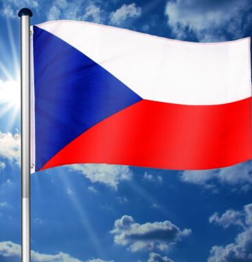 FLAGMASTER® Vlajkový stožár vč. vlajky ČR, 650 cm