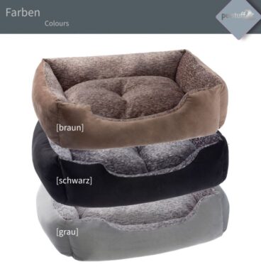 Petstuff Pelíšek pro psa, velikost XL, 90 x 65 x 22cm, hnědý