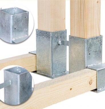 Stilista Pomůcka na stohování palivového dřeva, 4 ks