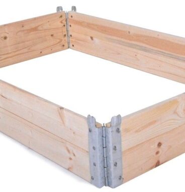 Záhon vyvýšený SKLÁDACÍ, 80 x 60 cm, dřevěný