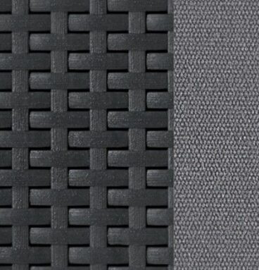 Zahradní set CORFU BOX, grafit, šedé podušky