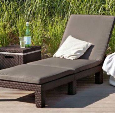 Elegantní lehátko DAYTONA hnědé