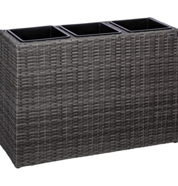 Stilista Stojan na 3 květináče, šedý, 84 x 29 x 60 cm