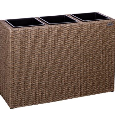 Stilista Stojan na 3 květináče, krémový, 84 x 29 x 60 cm