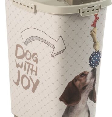 Kontejner na krmivo CODY, 33 x 25 x 46 cm, plast, 25 l