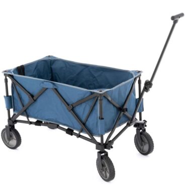 Transportní skládací vozík - modrý