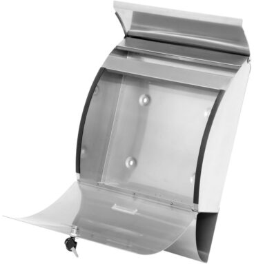 Poštovní schránka leštěná nerez, 33 x 48 x 17 cm