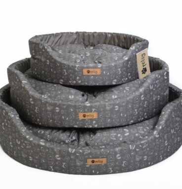 Pelíšek ovál, 54 cm, hnědý