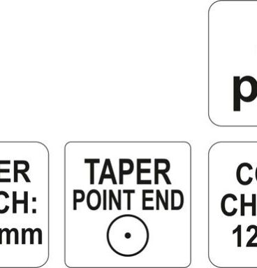 Sada sekáčů a vyrážečů - 5 ks