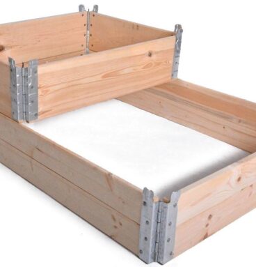 Záhon vyvýšený SKLÁDACÍ, 120 x 80 cm, dřevěný