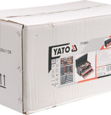 Skříňka s nářadím 1/2", 1/4" - 80 ks