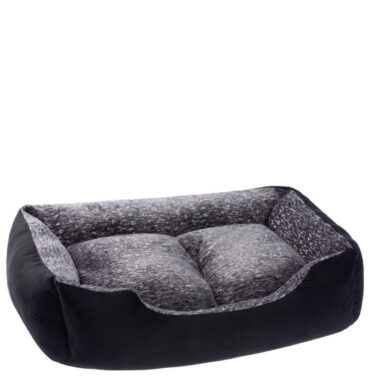 Petstuff Pelíšek pro psa, velikost L, 80 x 70 x 20 cm, černý