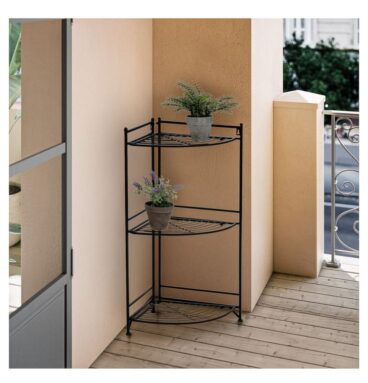 STILISTA Rohový stojan na rostliny, 81 x 35 x 35 cm