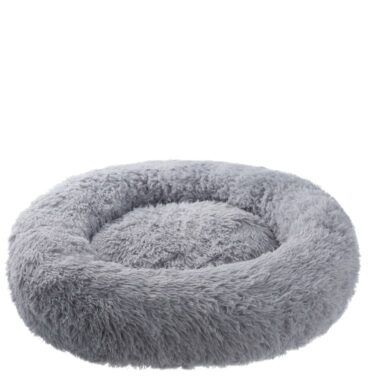 Petstuff Pelíšek pro psa, kulatý, světle šedý, 120 cm