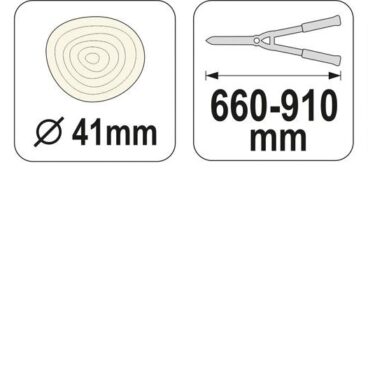 Nůžky na větve teleskop. 660-910mm