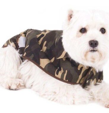 Psí obleček - maskáčový - velikost XS (26 cm)